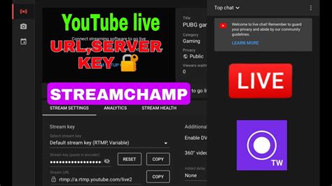 youtube live stream url